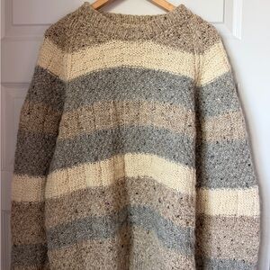Gaeltarra Hand Knit 100% Wool Sweater